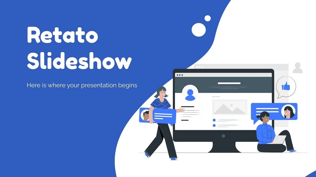 Retato Slideshow - Free Interactive PowerPoint Template