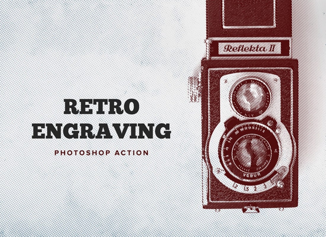 Retro Engraving - Free Photoshop Action