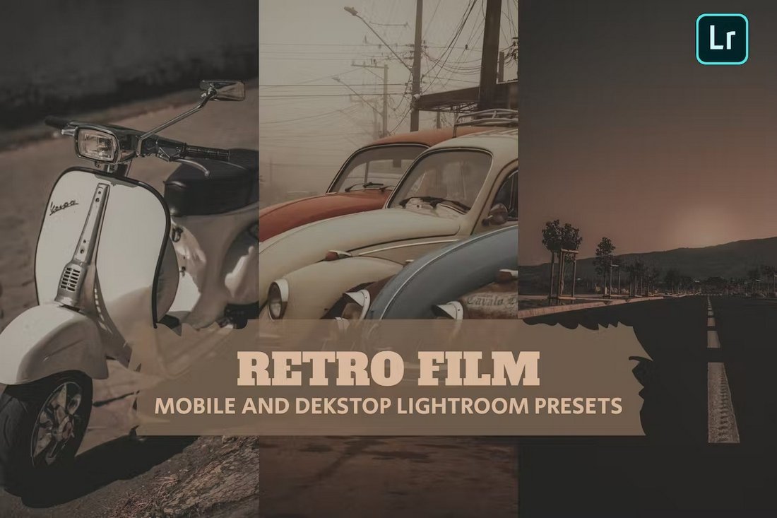 Retro Film Lightroom Presets Dekstop and Mobile