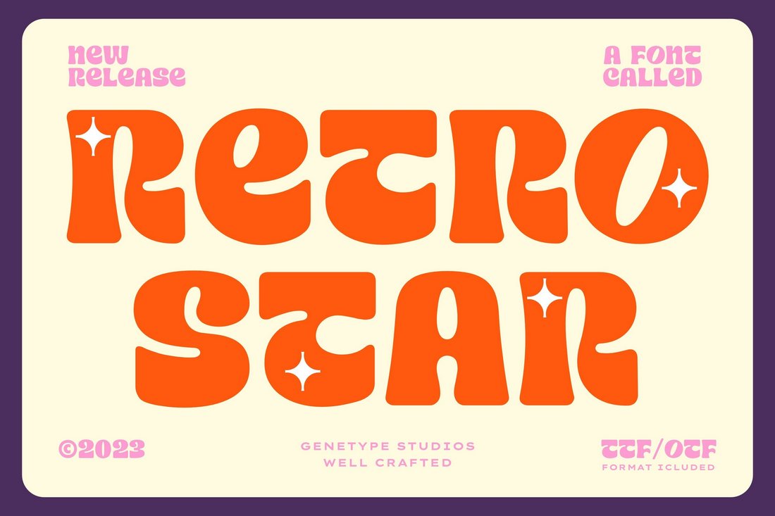 Retro Star - Free Poster Font