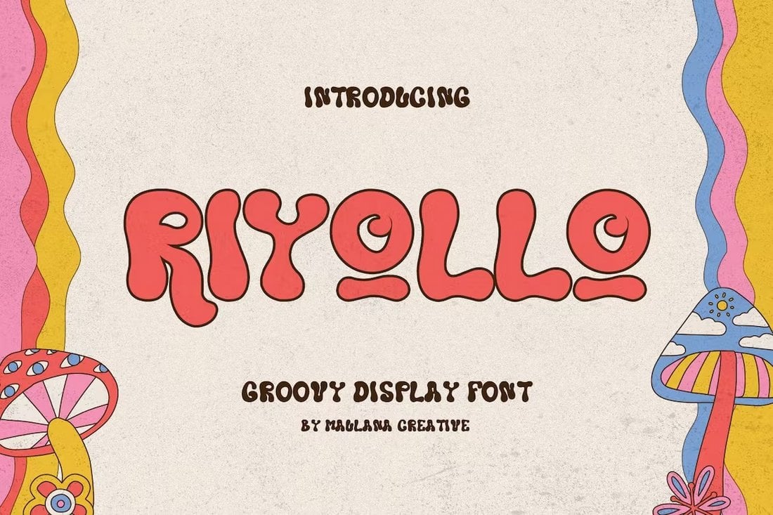 Riyollo Groovy 80s Retro Font