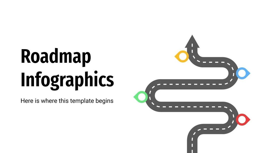 Roadmap Infographics Free Google Slides Template