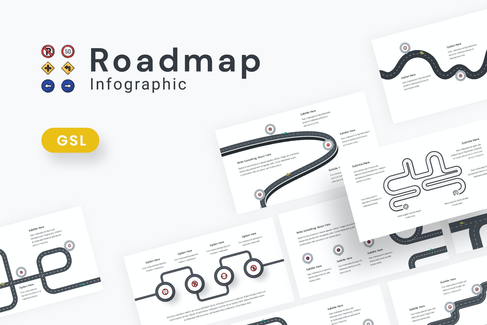 Roadmap - Navigation Google Slides Template