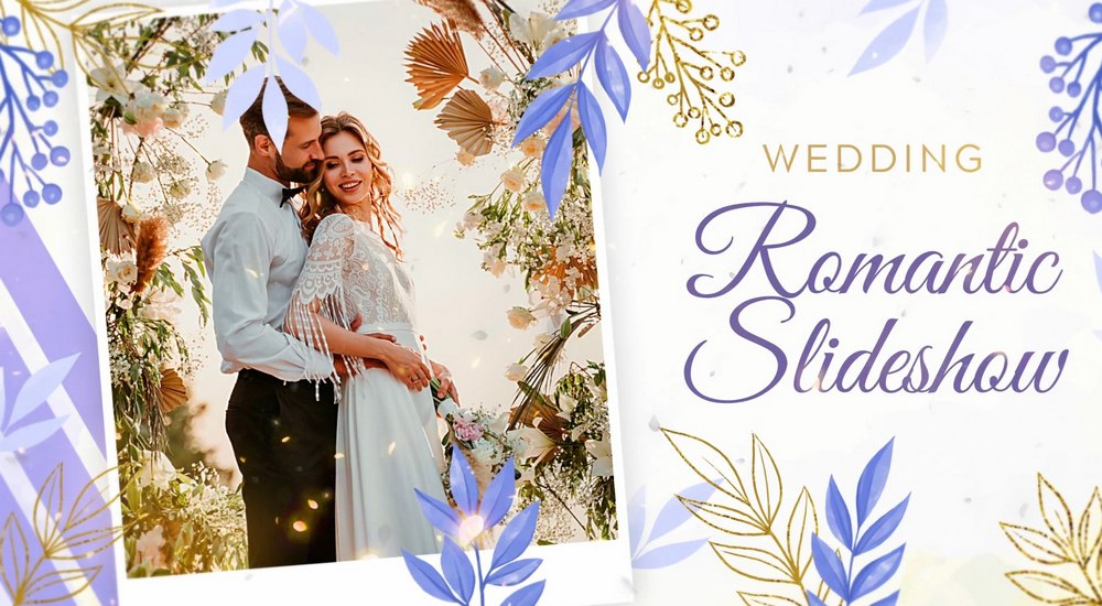 Romantic Wedding Slideshow Premiere Pro Template