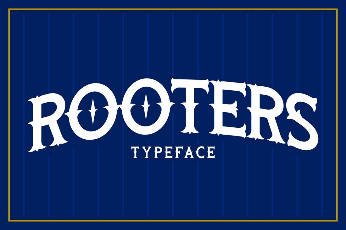 Rooters Pro - Classic Baseball Font