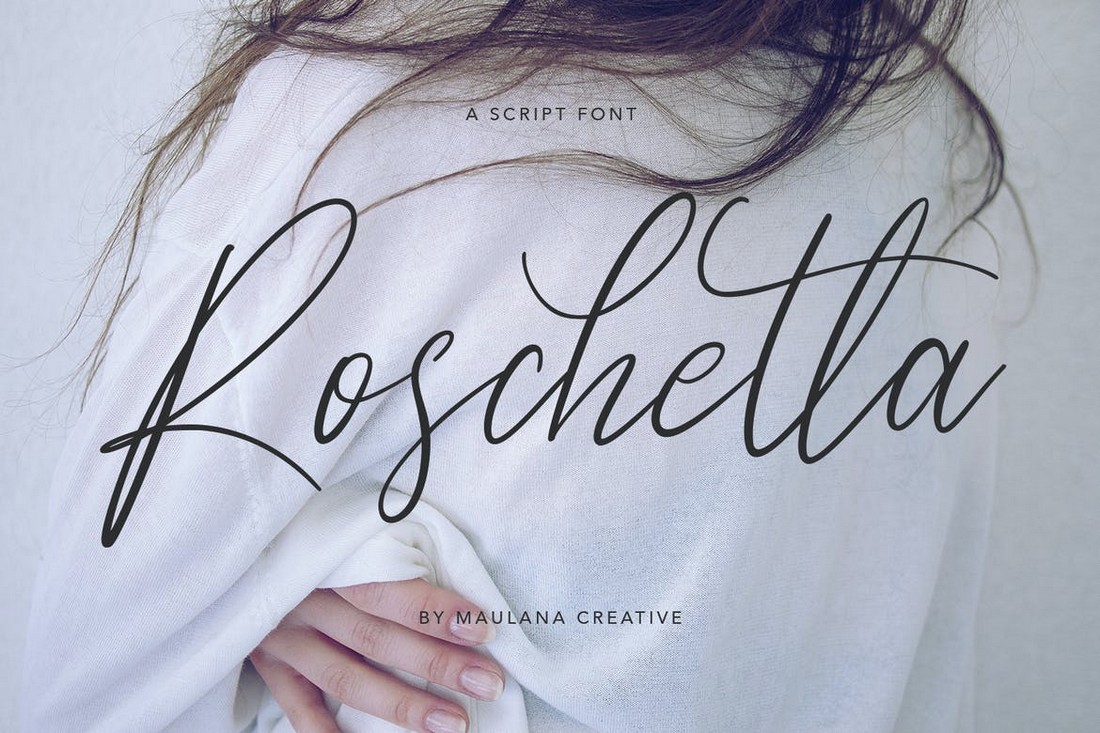 Roschetta - Wedding Calligraphy Signature Font