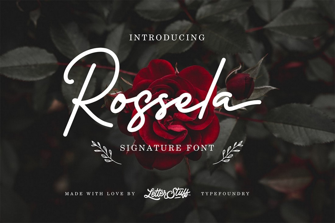 Rossela - Free Script Signature Font