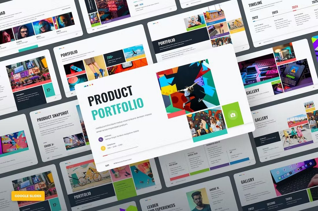 SLIFT - Product Portfolio Google Slides Template