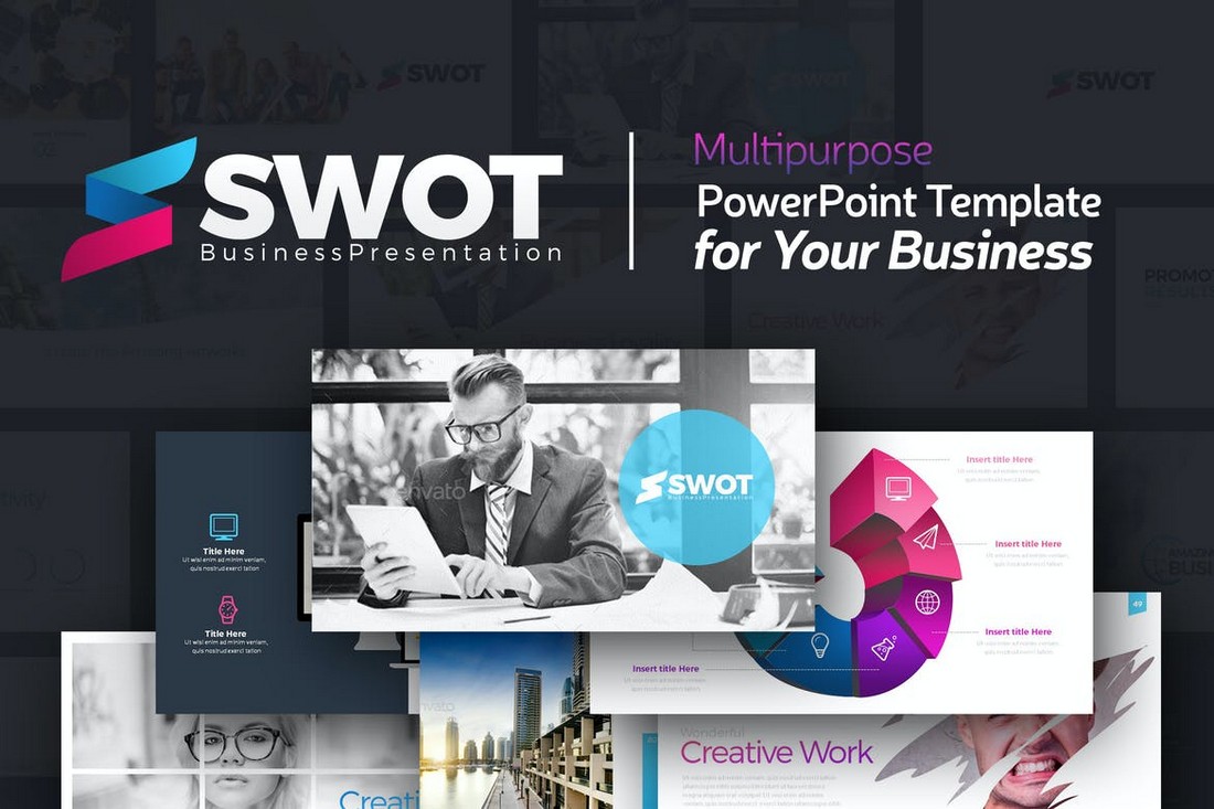 SWOT Analysis - Interactive Business PPT