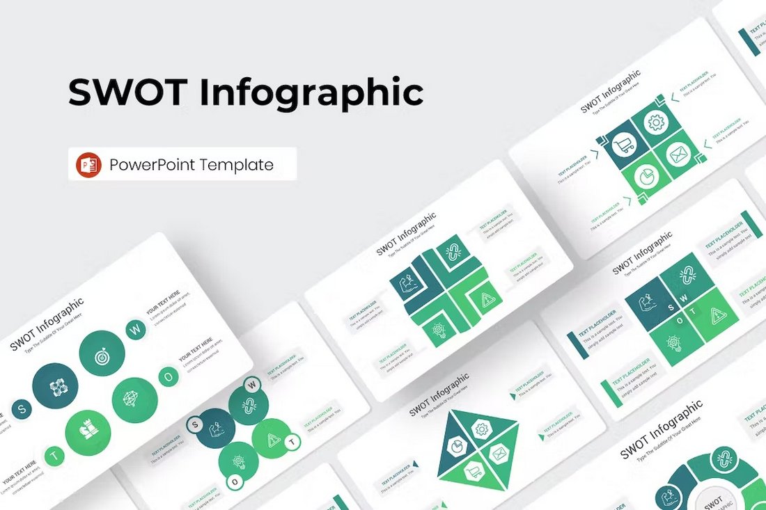 SWOT Analysis PowerPoint Marketing Template