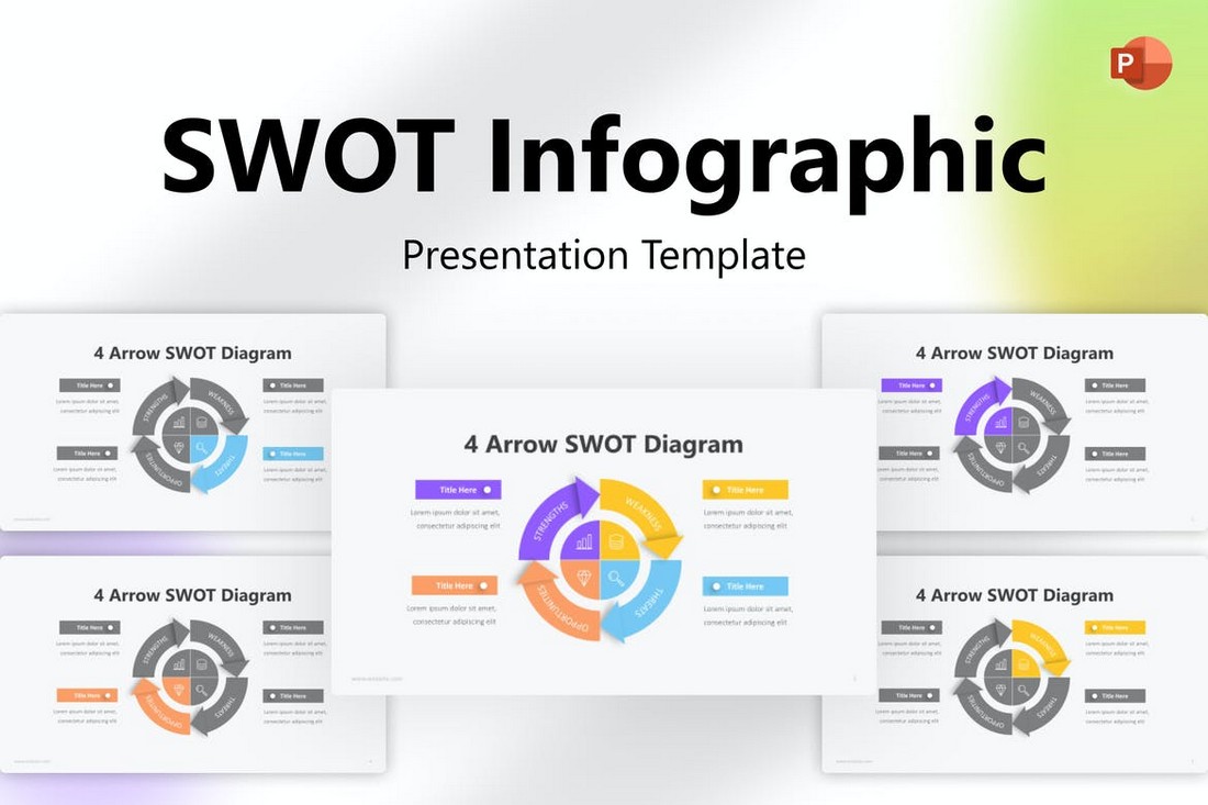 SWOT Infographic PowerPoint Templates