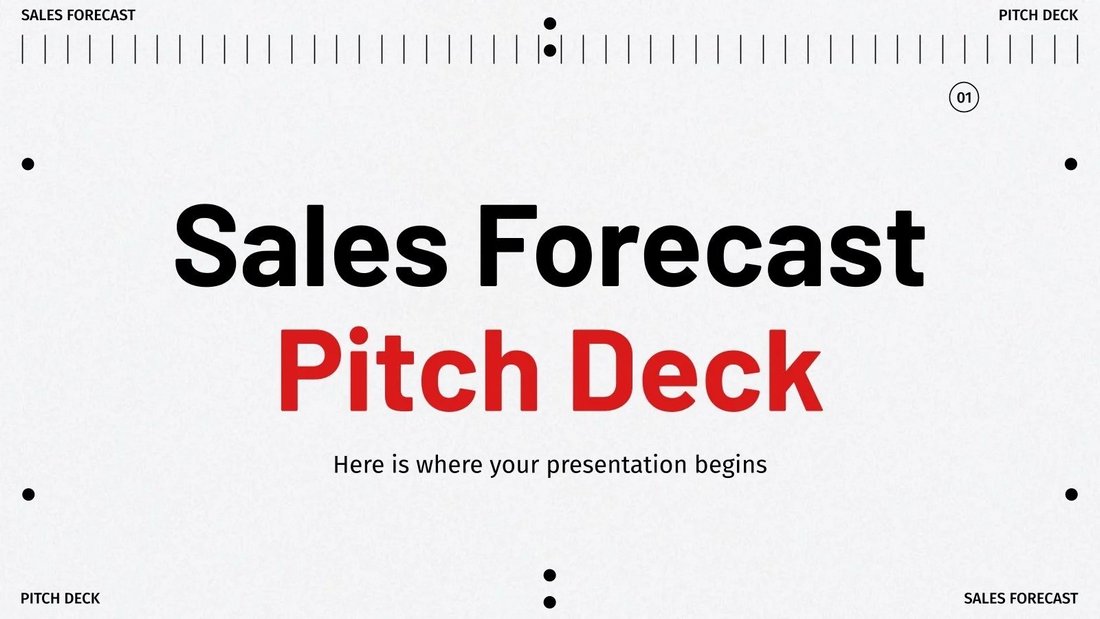 Sales Forecast - Free PowerPoint Pitch Deck Slides