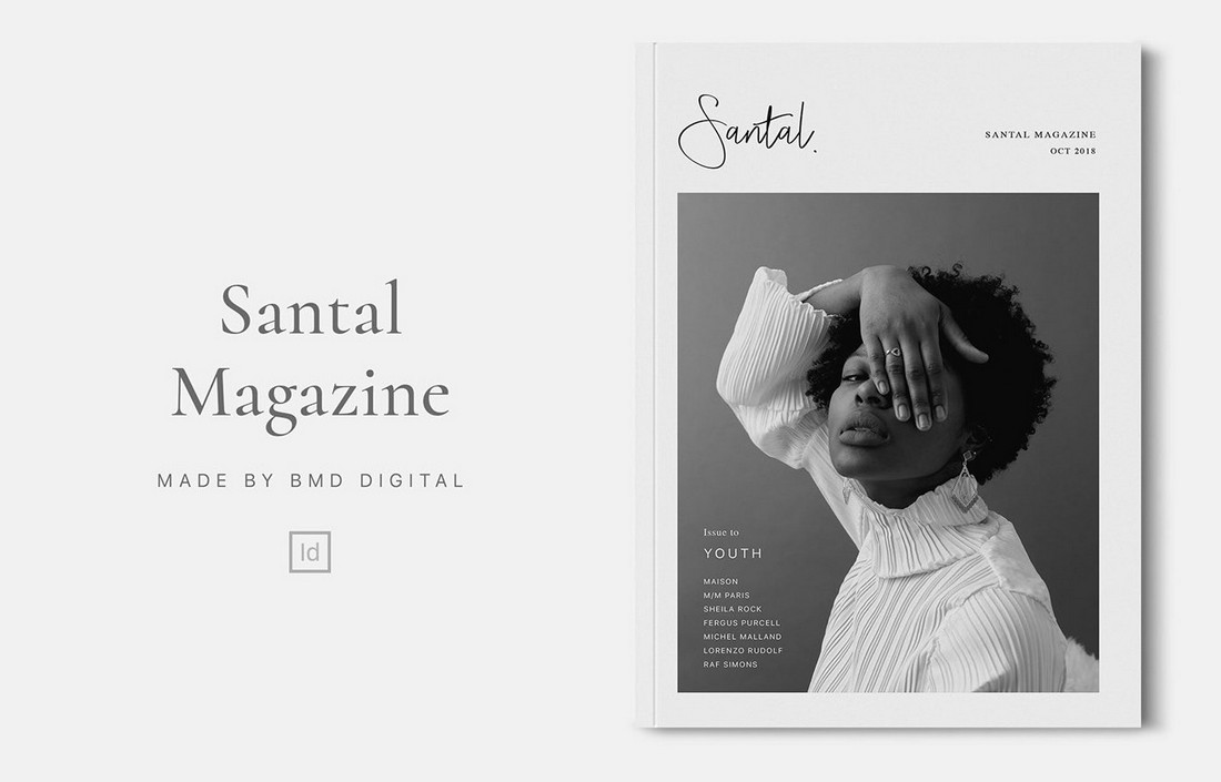 Santal - Free Magazine InDesign Template