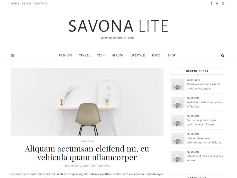 Savona Lite-free-wordpress-theme