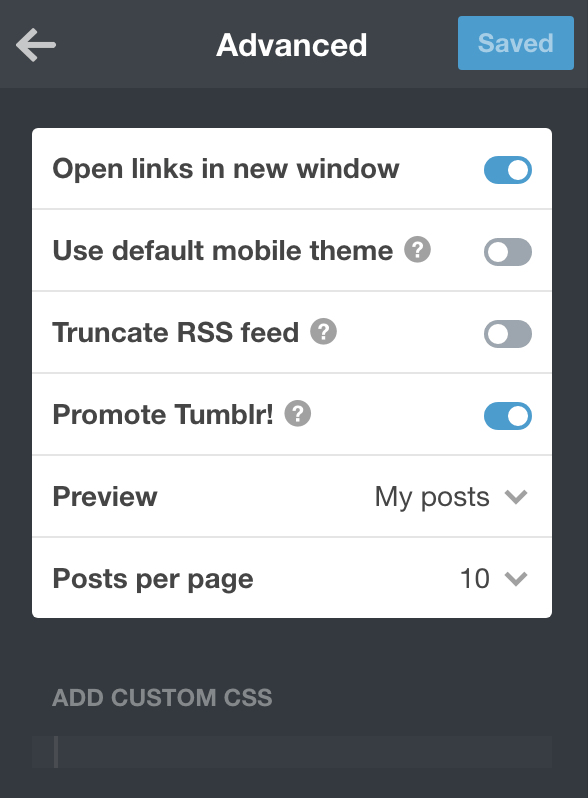 Mobile Theme