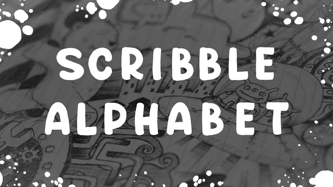 Scribble Alphabet Final Cut Pro Animated Font