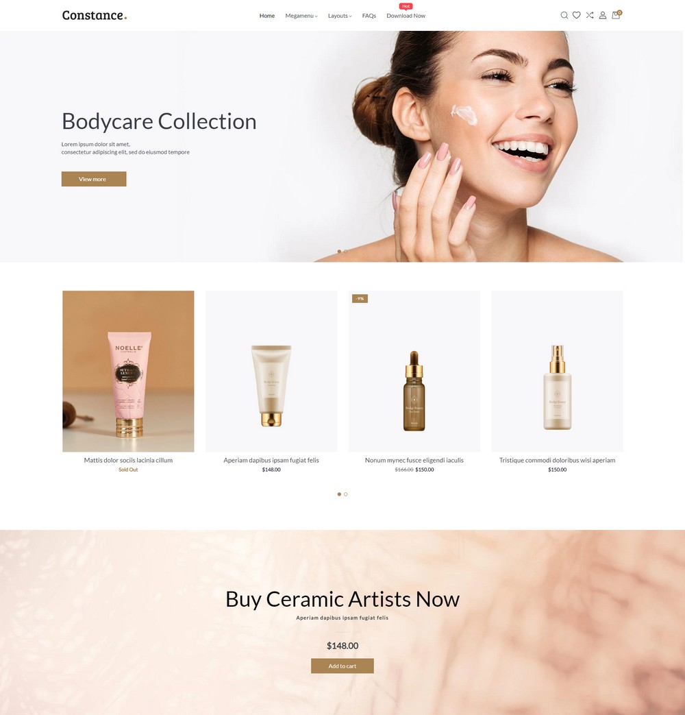 Sharon free shopify theme