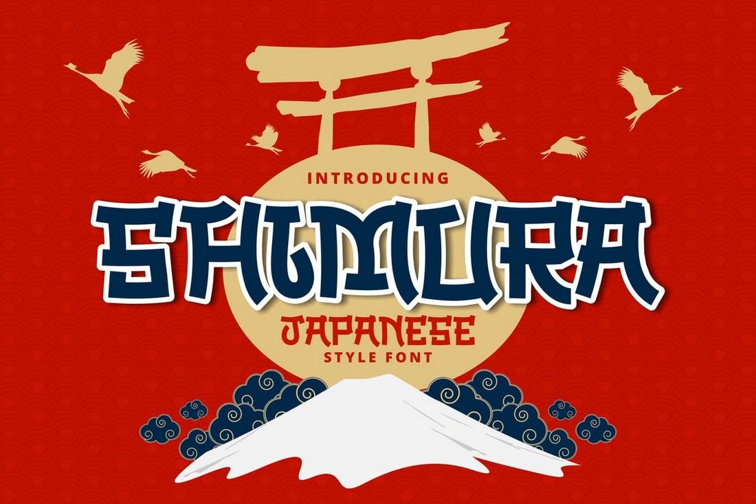 Shimura - Japanese-Style Font