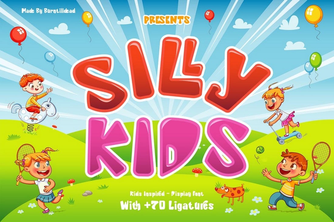Silly Kids - Fun Childrens Font