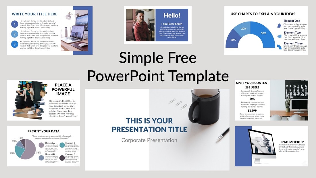 Simple Free Business Powerpoint Template