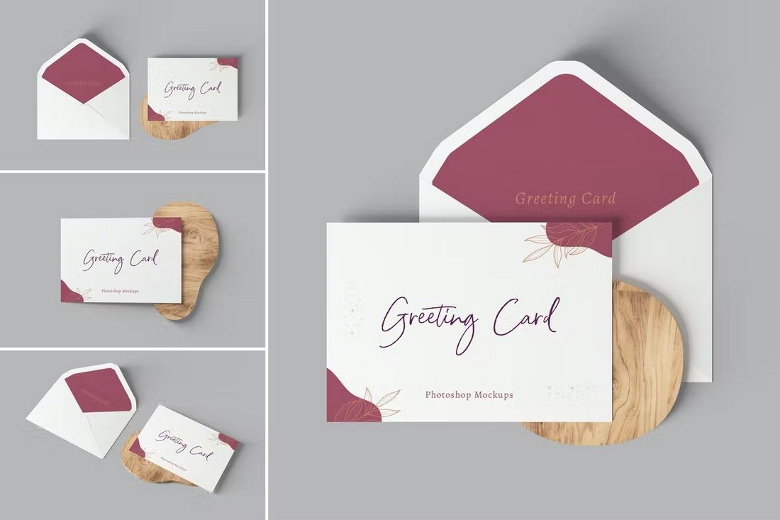 Simple Greeting Card Mockups