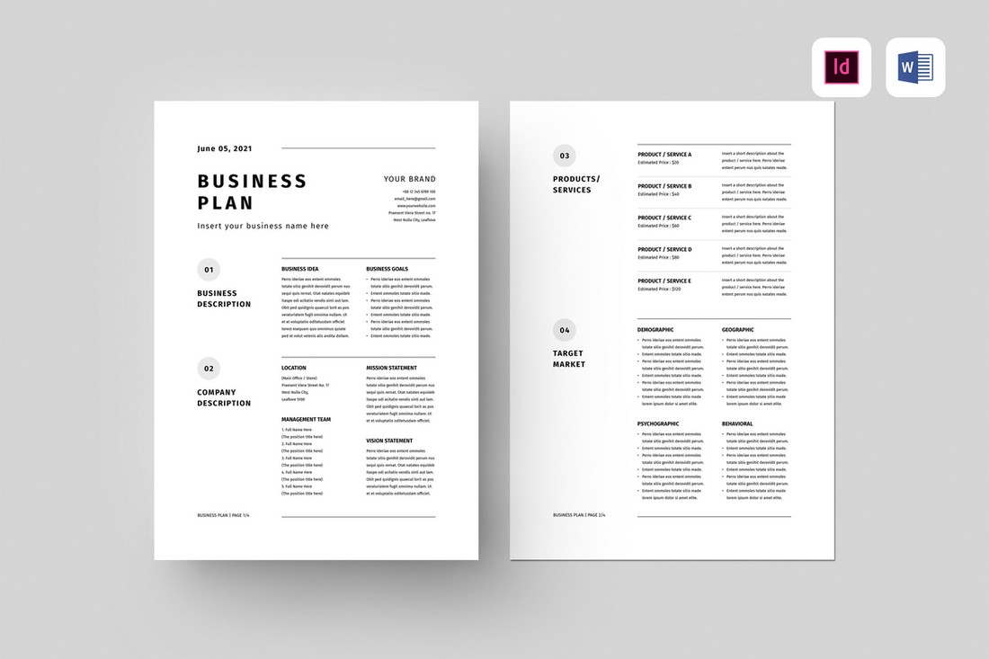 Simply SWOT Analysis Template for Word