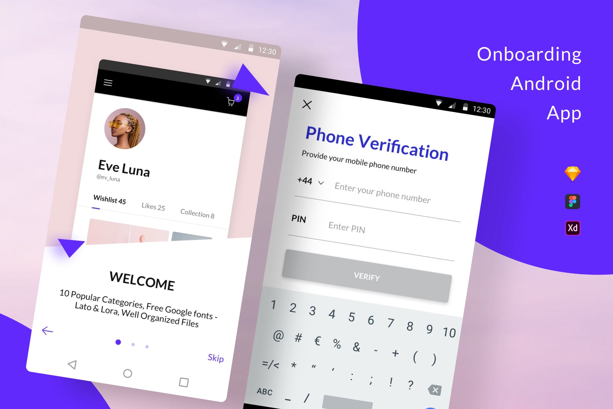 Sketch Android App Template