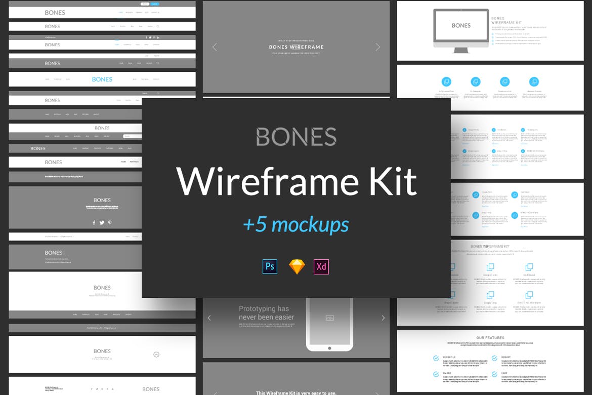 Sketch Wireframe Template