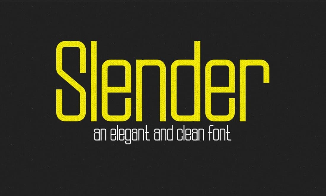 Slender - Free Slim Font