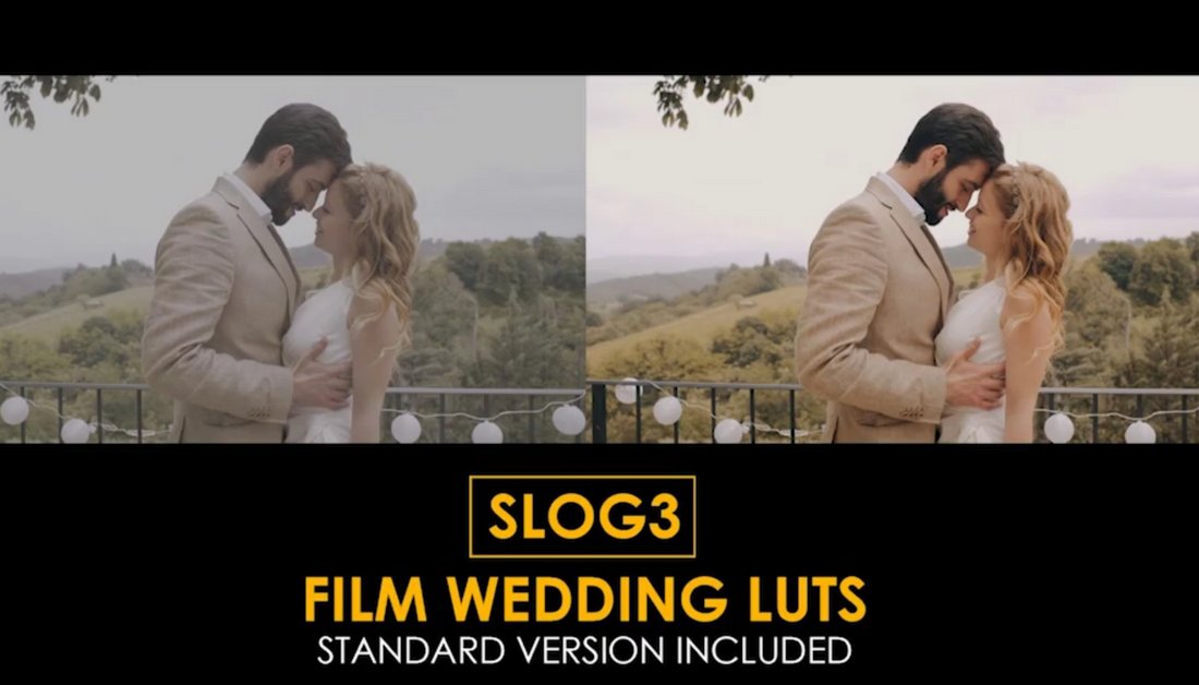 Slog3 Film Wedding LUTS for Final Cut Pro