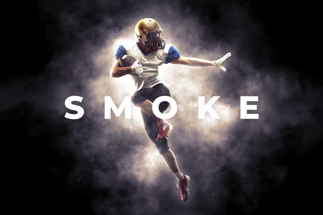 Smoke Cloud Photo Effect PSD