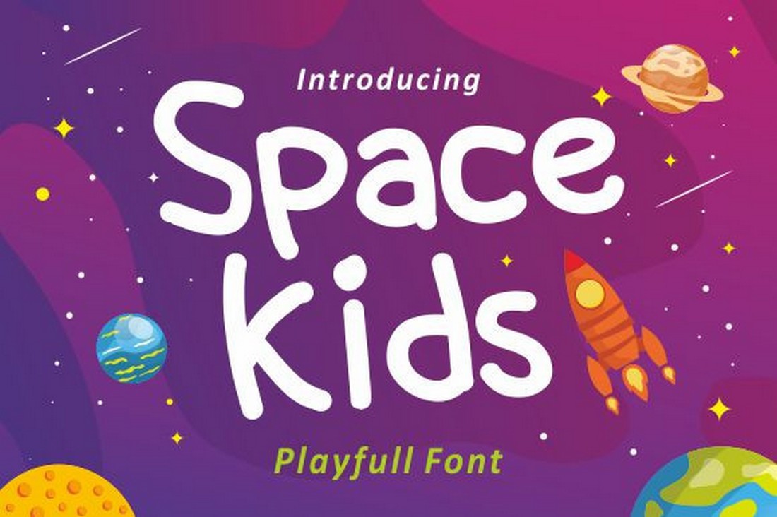 Space Kids - Free Childrens Font