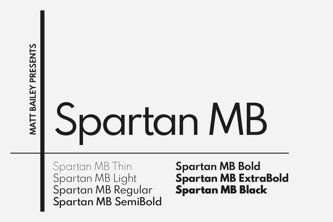 Spartan MB - Free Geometric Font Family