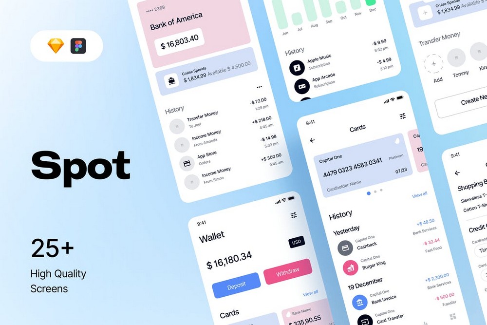 Spot - iOS Figma UI Kit Templates