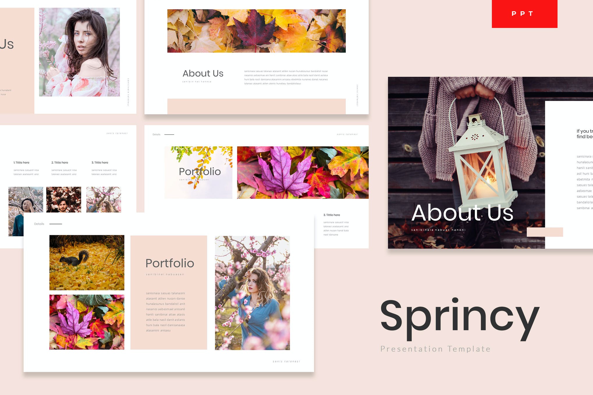 Sprincy - Autumn Powerpoint Template