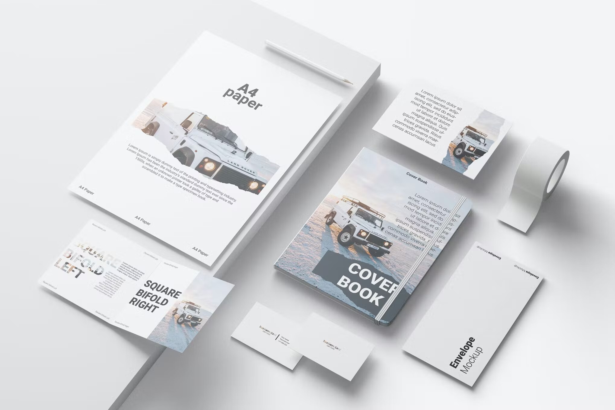 Stationary Mockup