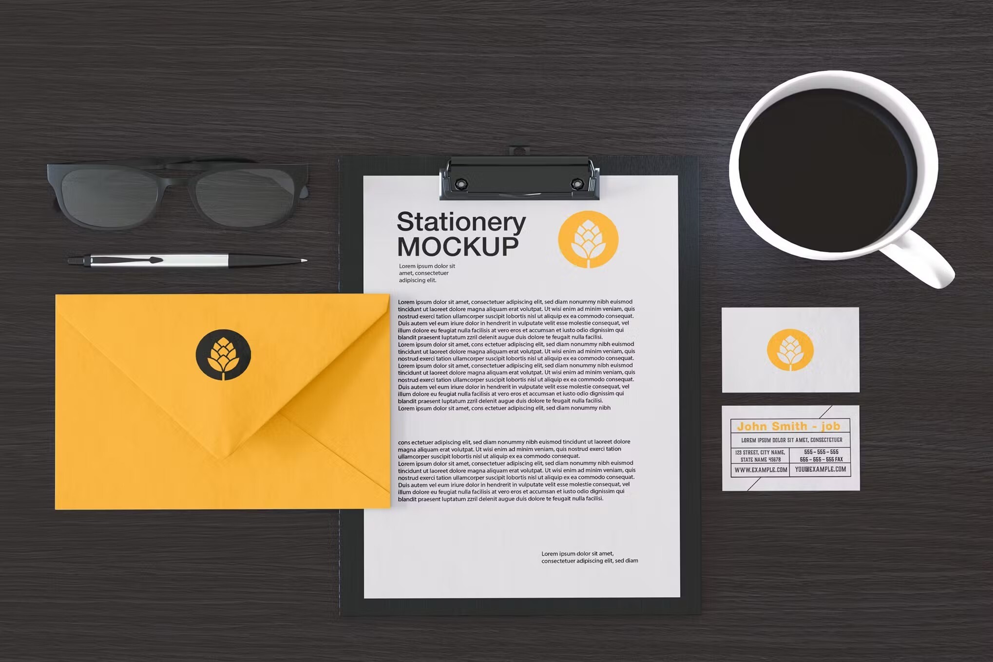 Stationary Mockup