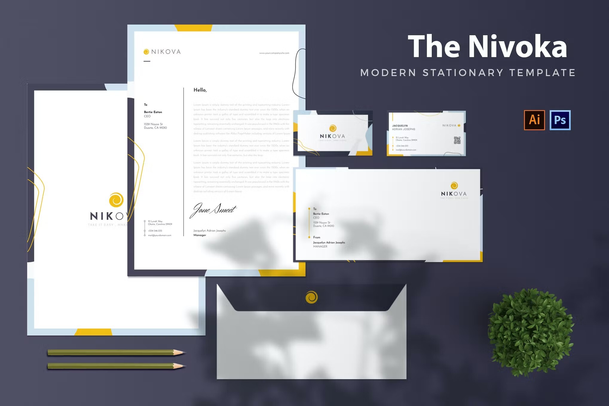 Stationary Mockup