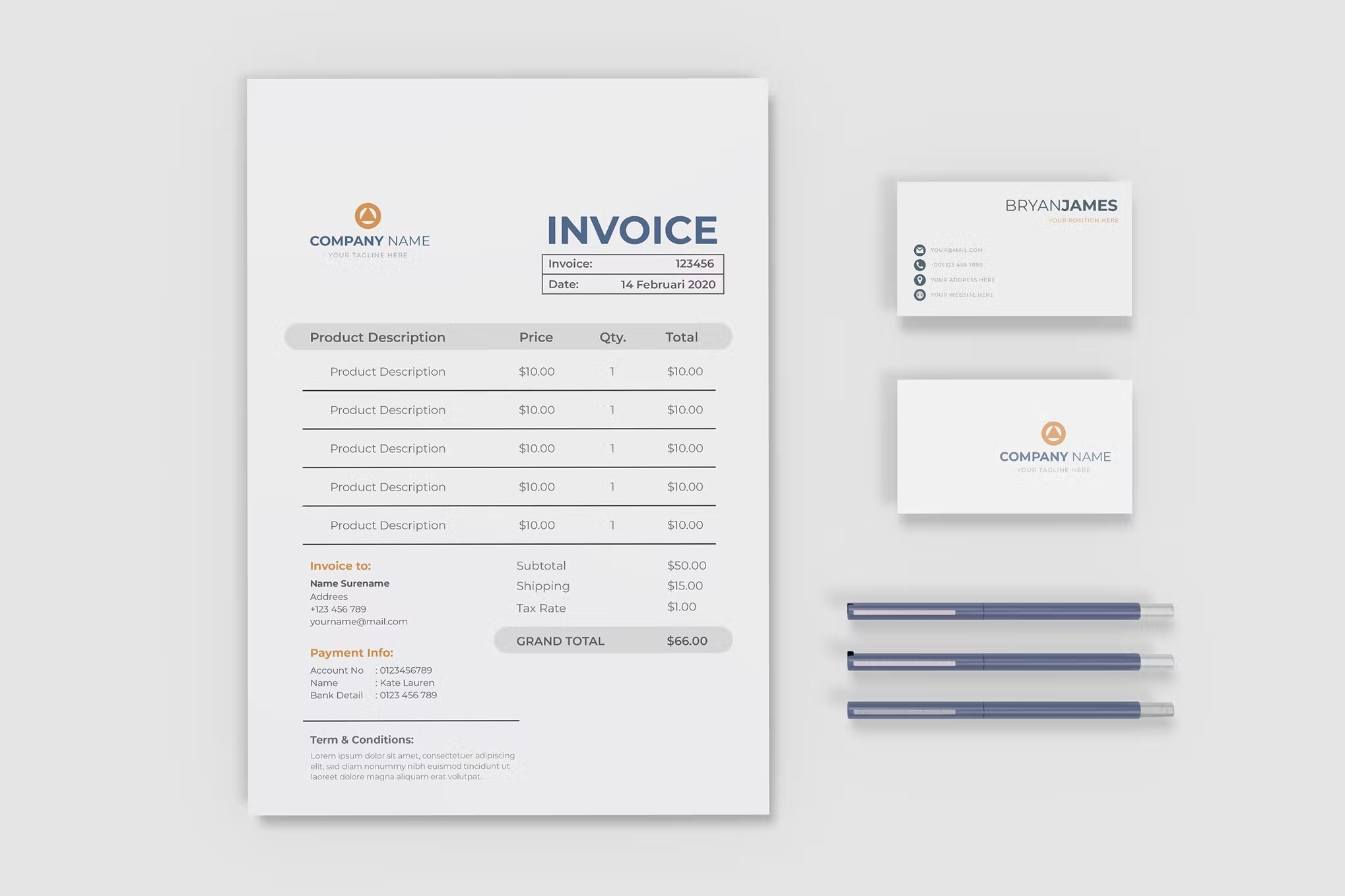 Stationary Mockup