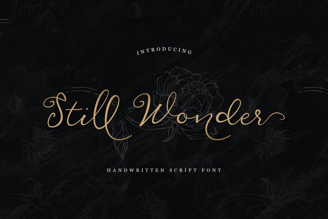 Still Wonder - Wedding Script Font