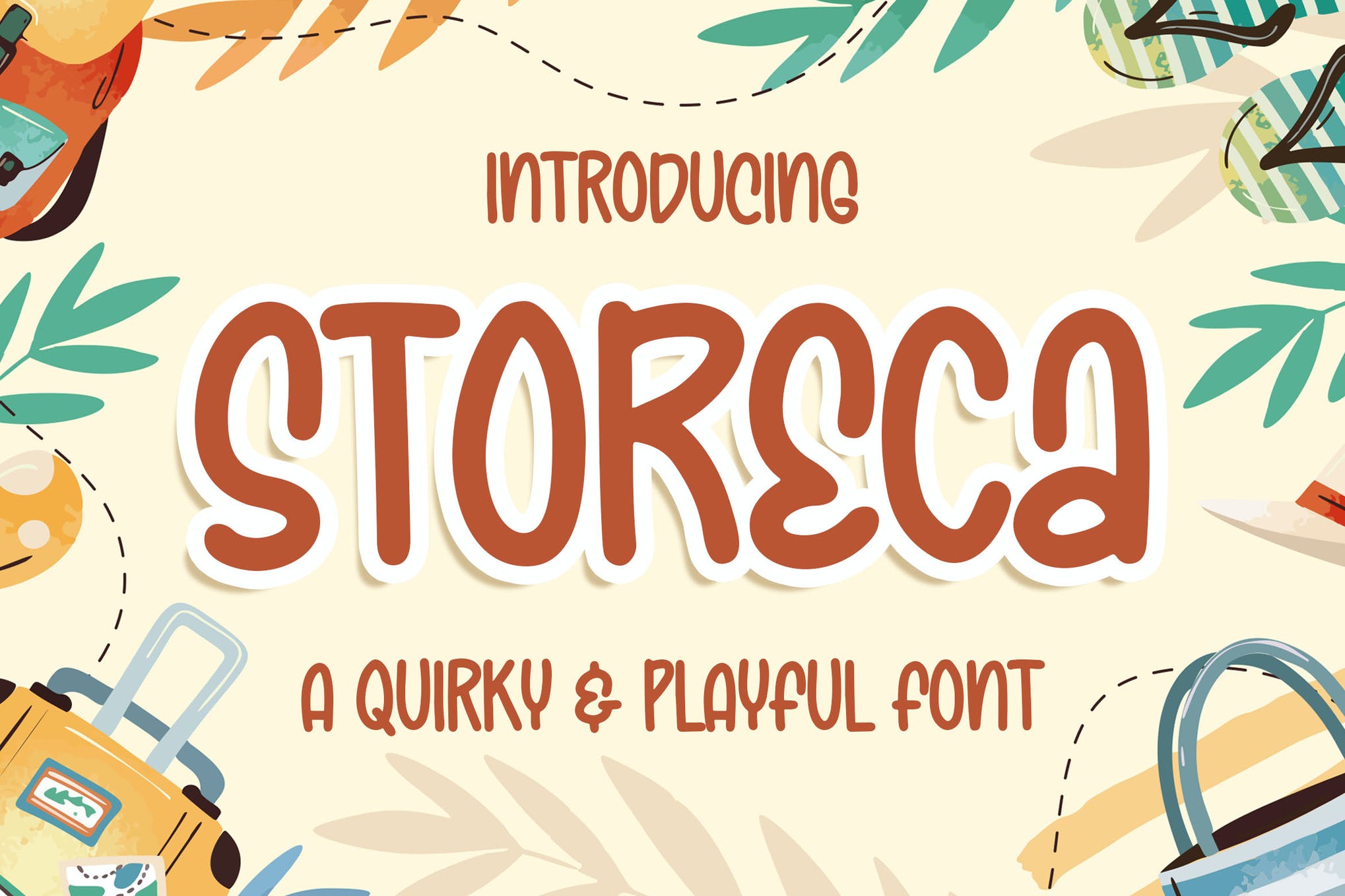 Storeca - Quirky & Playful Font