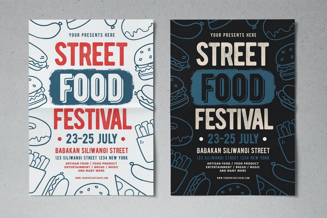 Street Food Festival Flyer Template