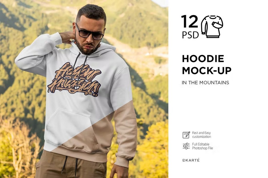 Stylish Hoodie Mockup Templates