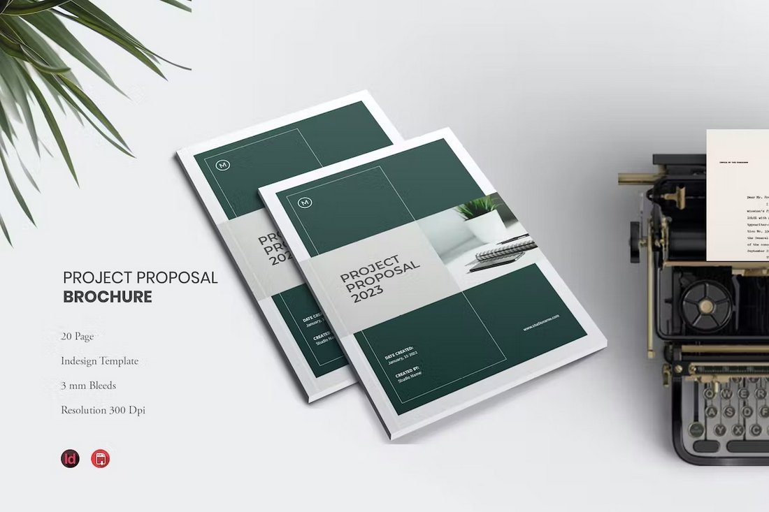 Stylish Project Proposal Brochure Template