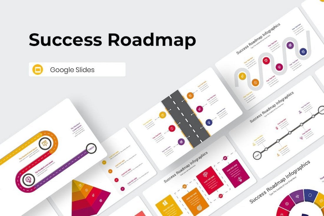 Success Roadmap Google Slides Template