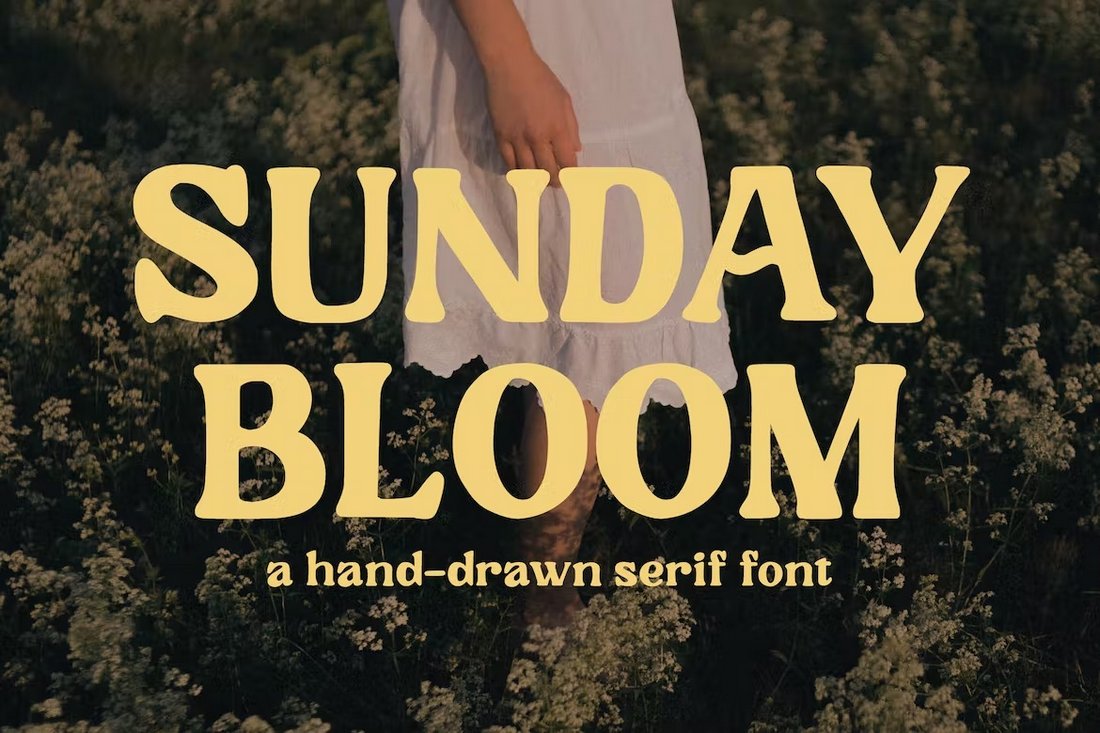 Sunday Bloom - Clean Rustic Font