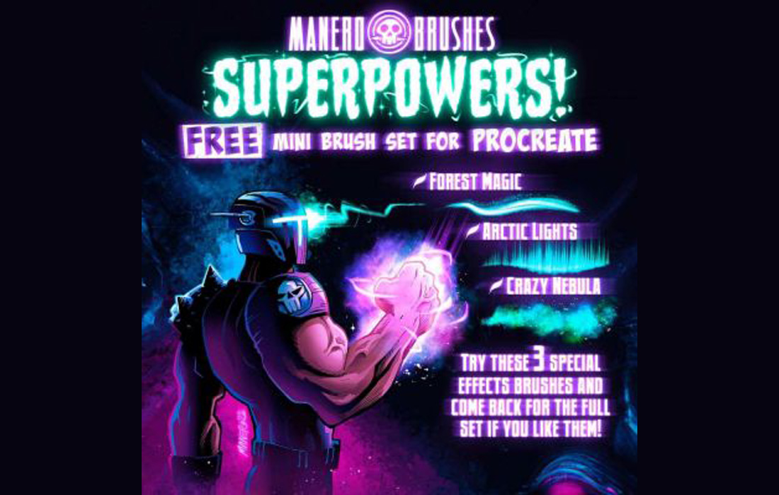 SuperPowers - Free Procreate Brushes