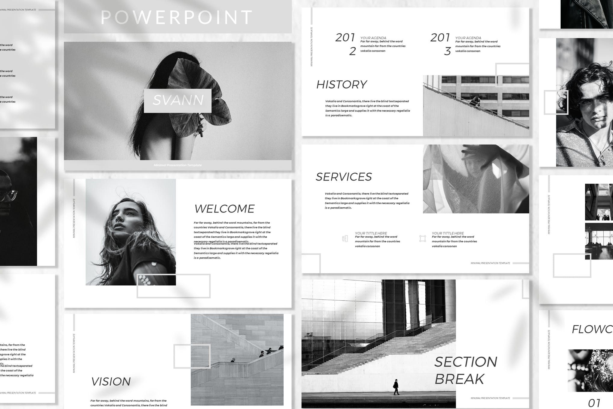 Svann - Business Powerpoint Template