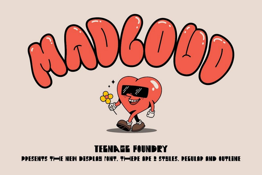 TF Madloud - Free Font for T-Shirts