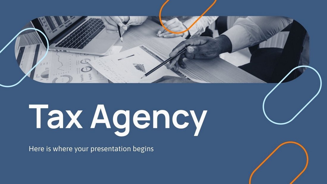 Tax Agency - Free Financial PowerPoint Template